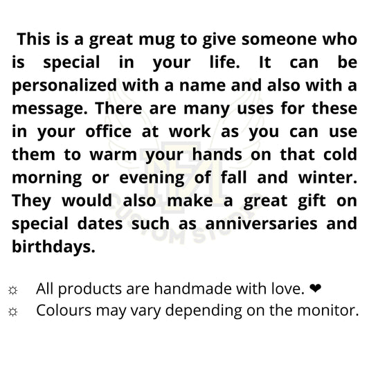 Create Your Own Design Mug, Customized mug, Personalized mug, Birthday mug, birthday gift, customized gift- Great gift for everyone.